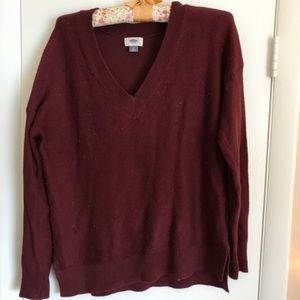 Over sized Old Navy V neck sweater
